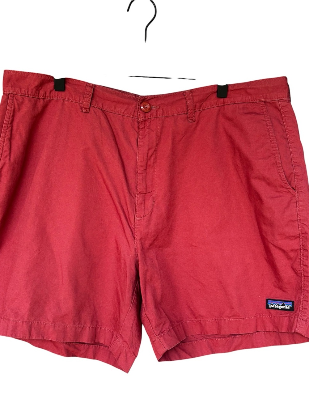 Patagonia Lightweight All-Wear Hemp Shorts Red Mens 38 Cotton Gorpcore Hiking